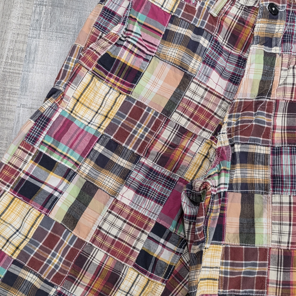 Y2k American Eagle Patchwork Shorts EUC Size 30 C… - image 5